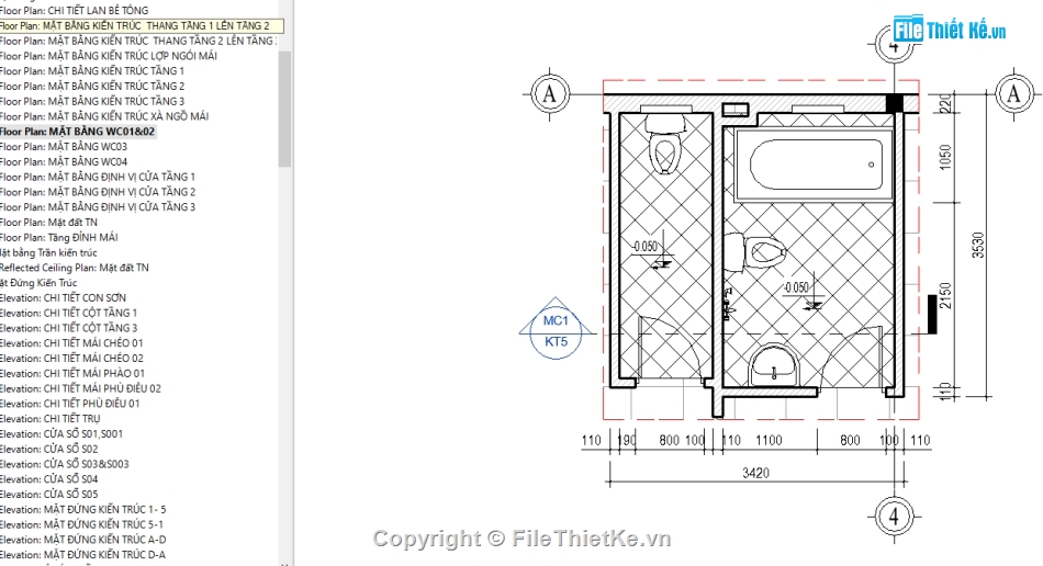 bản vẽ 3 tầng,kiến trúc biệt thự,biệt thự 3 tầng,bản vẽ revit biệt thự,reit biệt thự 3 tầng